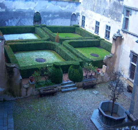 Château de Châtillon. Jardin d'agrément.